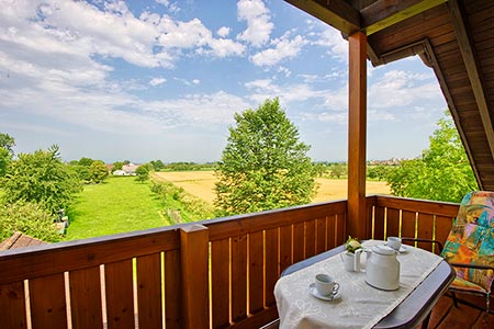 Herrlicher Ausblick in Richtung Vogesen